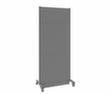 cloison acoustique démontable Mobil, hauteur x largeur 2500 x 1000 mm, paroi RAL7037 gris poussière