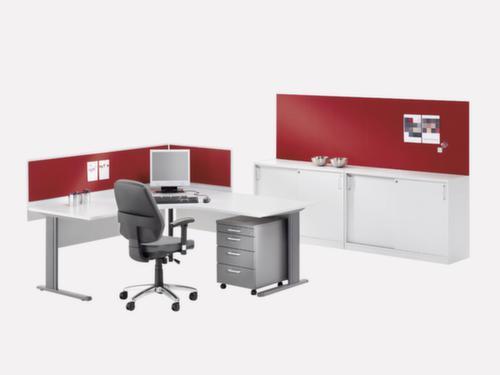 Nowy Styl Panneau d'attachement E10 pour table de bureau, largeur 600 mm