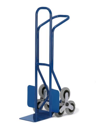 Rollcart Diable pour escaliers 3 étoiles, force 150 kg, largeur de pelle 250 mm, bandage TPE