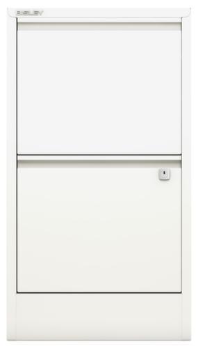 Bisley Armoire pour dossiers suspendus Home Filer, 2 extensions, blanc signalisation/blanc signalisation