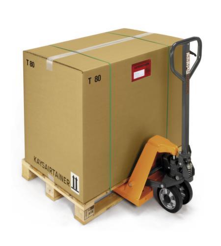 Caisse carton pliante pour palettes