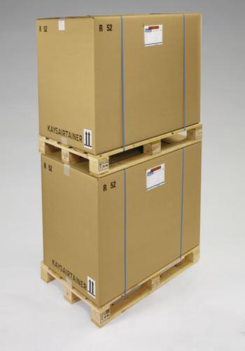 Caisse carton pliante pour palettes