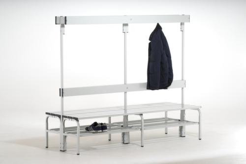 Sypro Banc vestiaire avec lames en aluminium