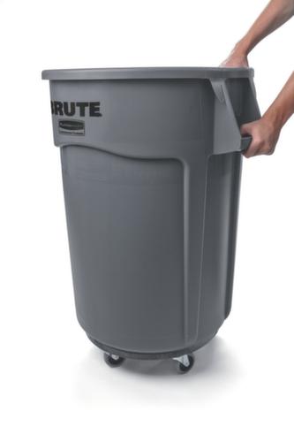 Rubbermaid Chariot BRUTE® pour conteneurs consolidés, pour 76 - 121 l bacs, polyéthylène/métal noir