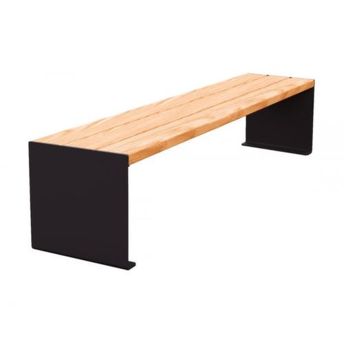 Banc Kube avec piètement à panneaux