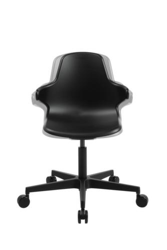 Topstar Chaise de bureau pivotant Sitness Life 20 avec coque d'assise plastique