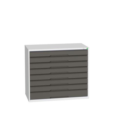 bott Armoire à tiroirs verso, 8 tiroir(s), RAL7035 gris clair/RAL7016 gris anthracite