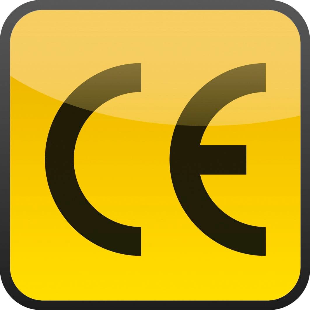 Icon CE Kennzeichnung für geprüfte Lithium-Ionen-Akku Sicherheitsschränke