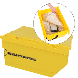 Sicherheitsbox zur Lagerung und zum Transport von Lithium-Ionen-Akkus